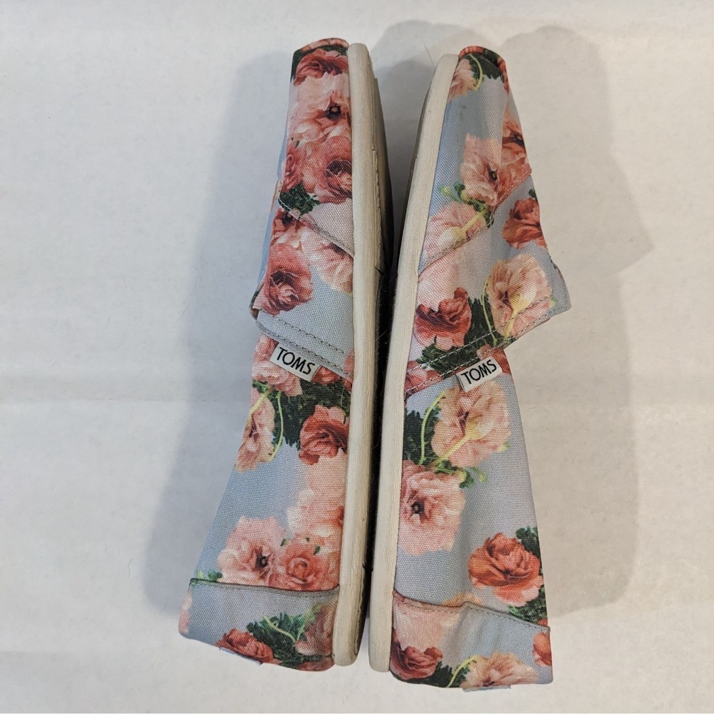 TOMS Alpargata Floral Slip-On Shoes Women's Size 11 Comfort Flowers Cottagecore - Picture 6 of 9